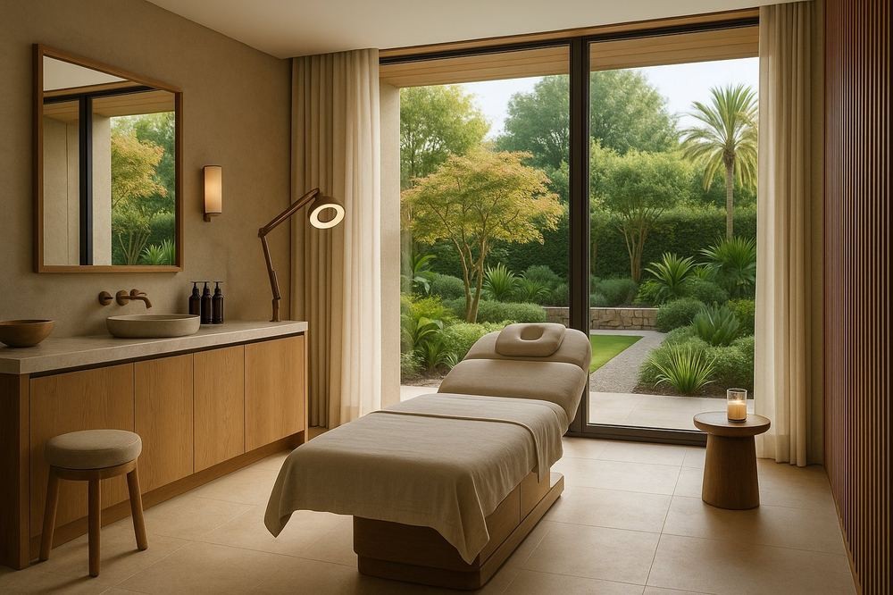 Medispa treatment room